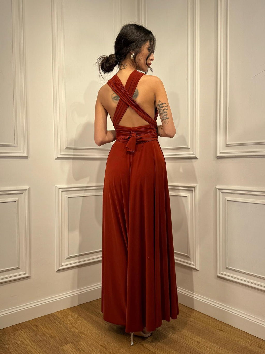 Vestito Infinity Ruggine