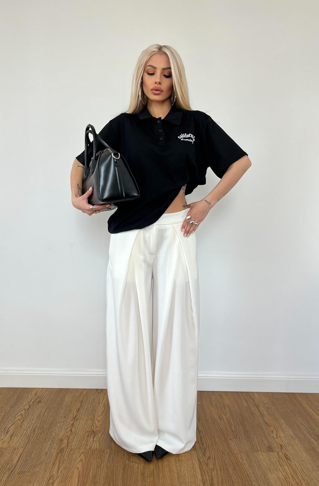 Maglia Polo California Nera