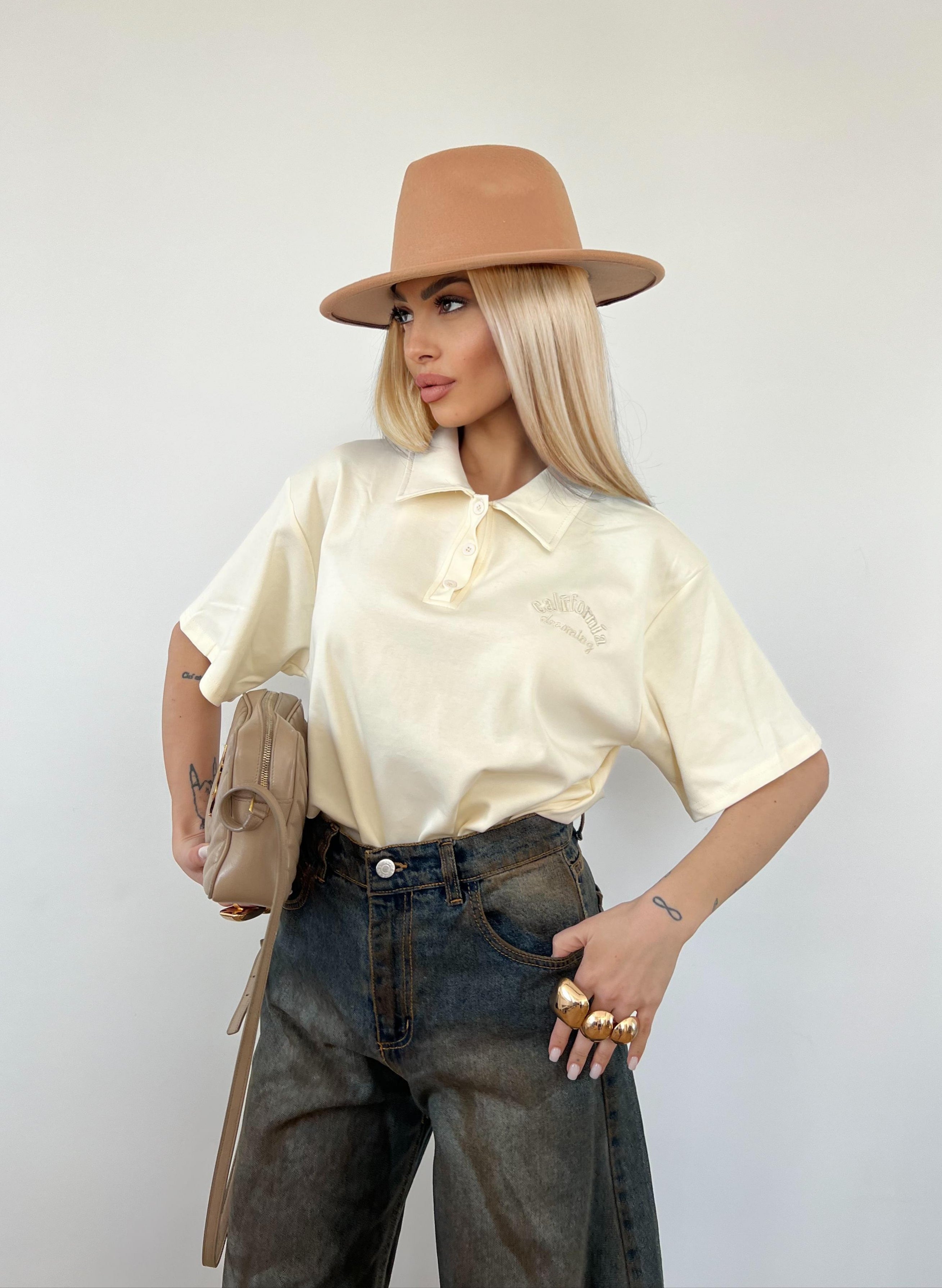 Maglia Polo California Beige