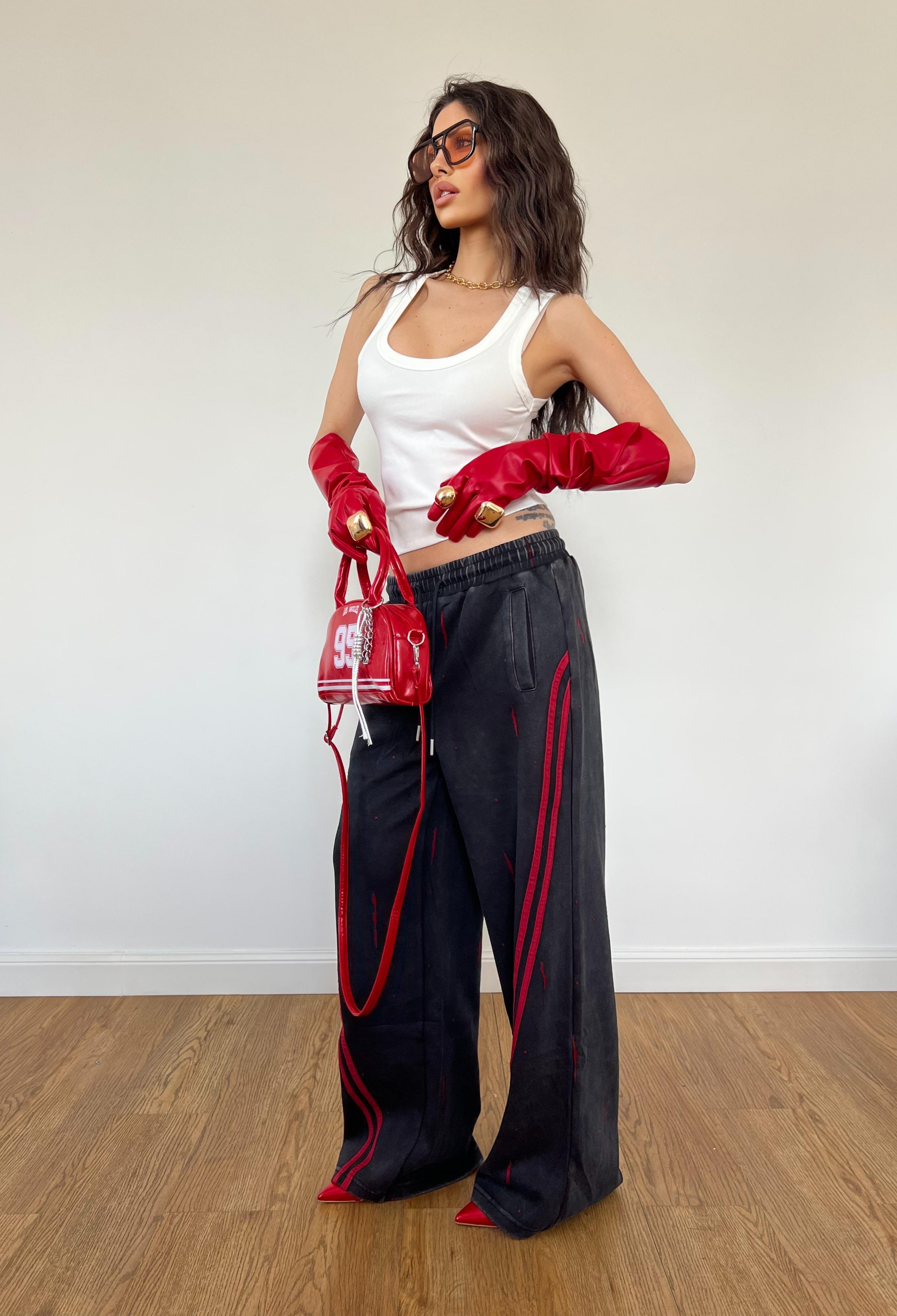 Pantalone Chicago Adida Rosso