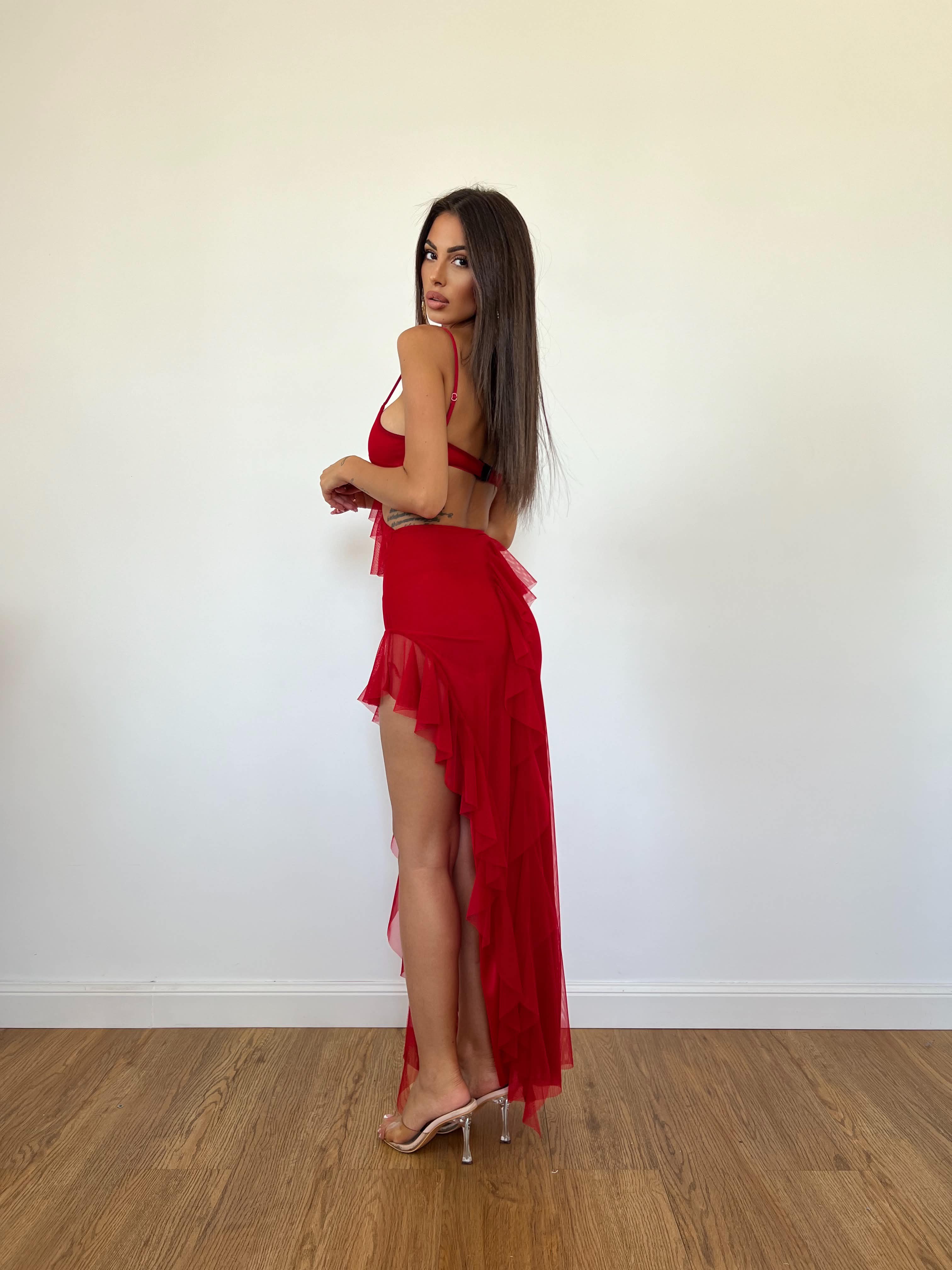 Vestito Hera Rosso
