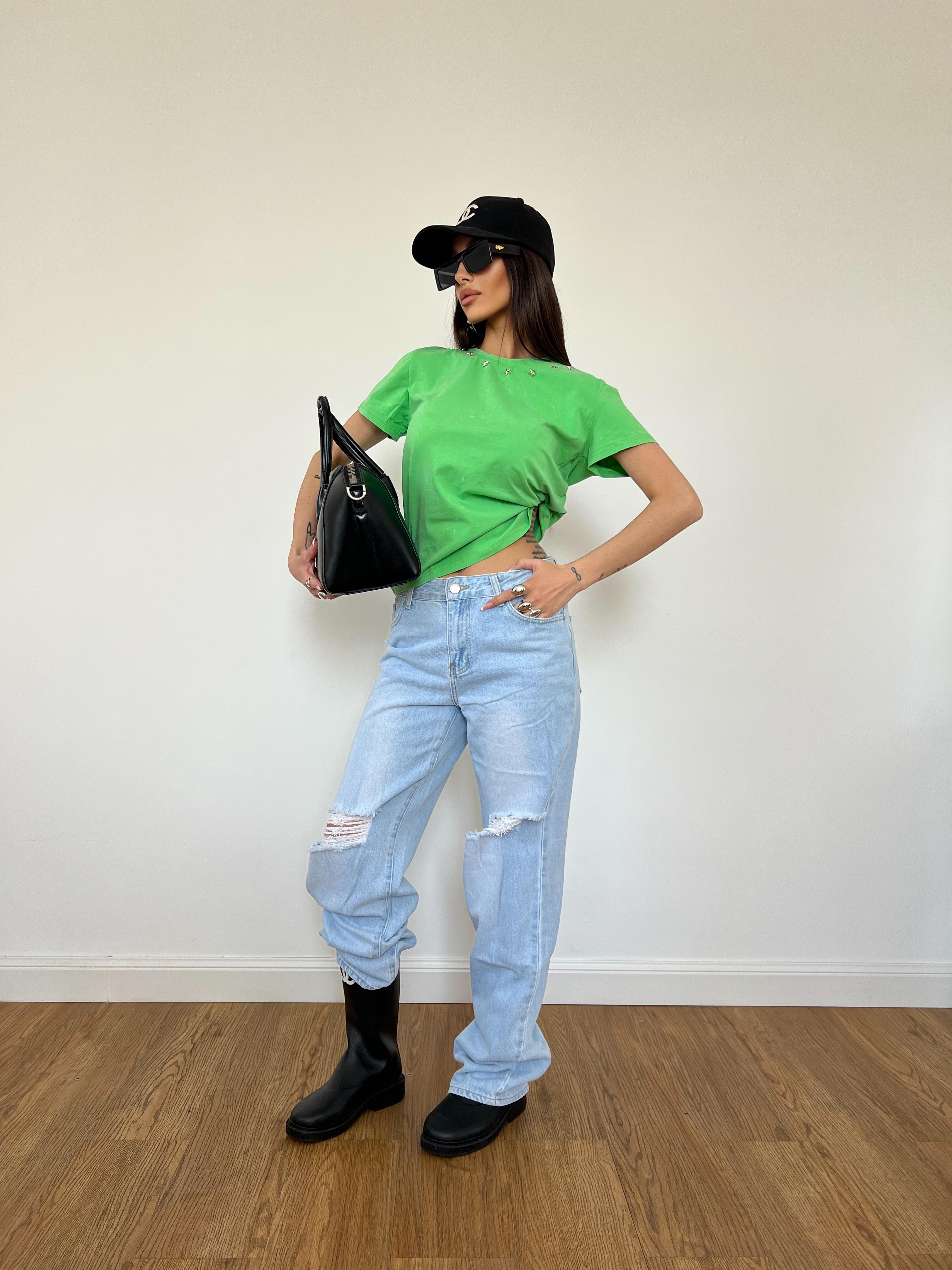 T-Shirt Star Verde