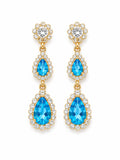 Orecchino Diamond Celeste