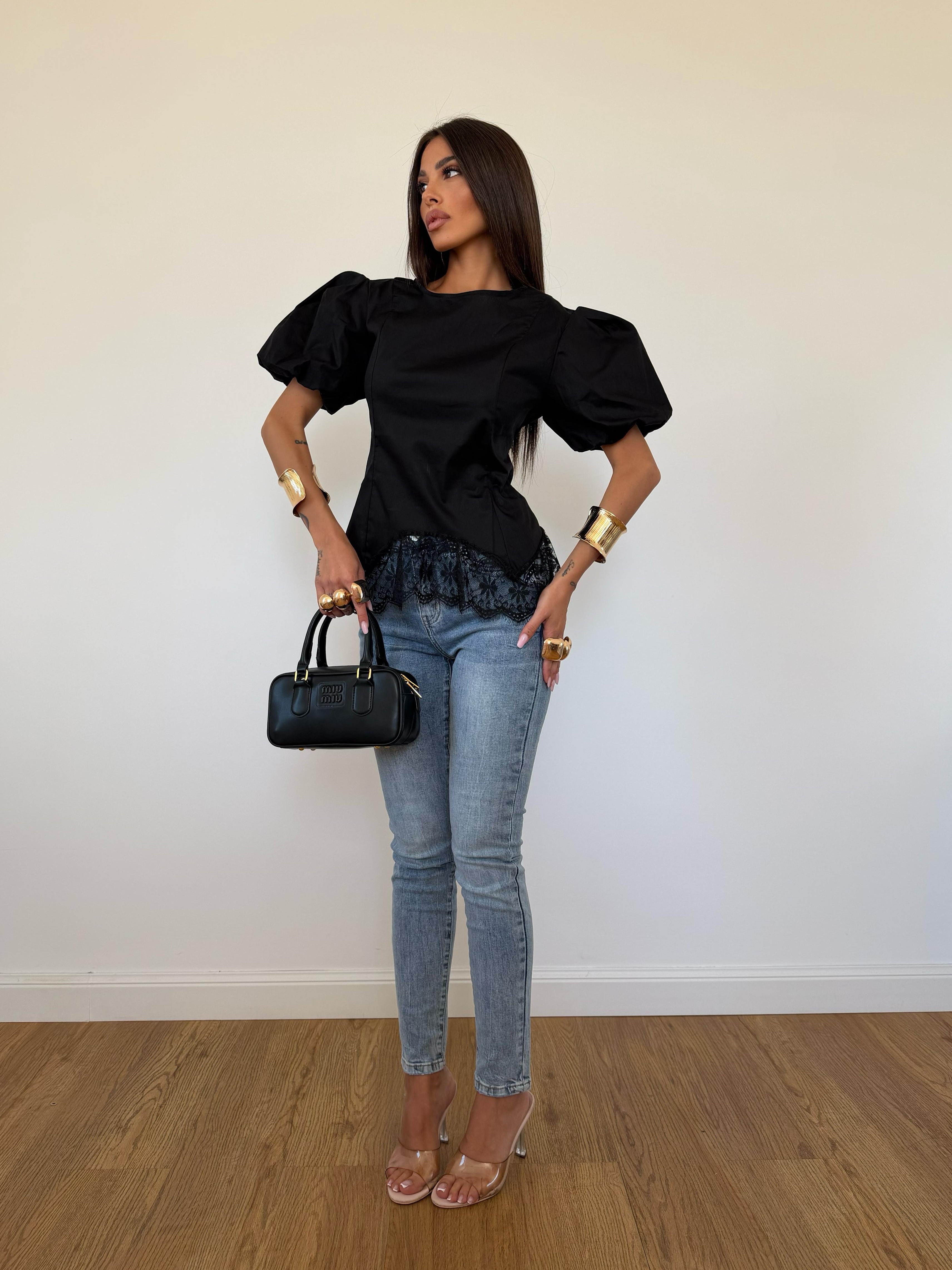 Camicia Marie Nera