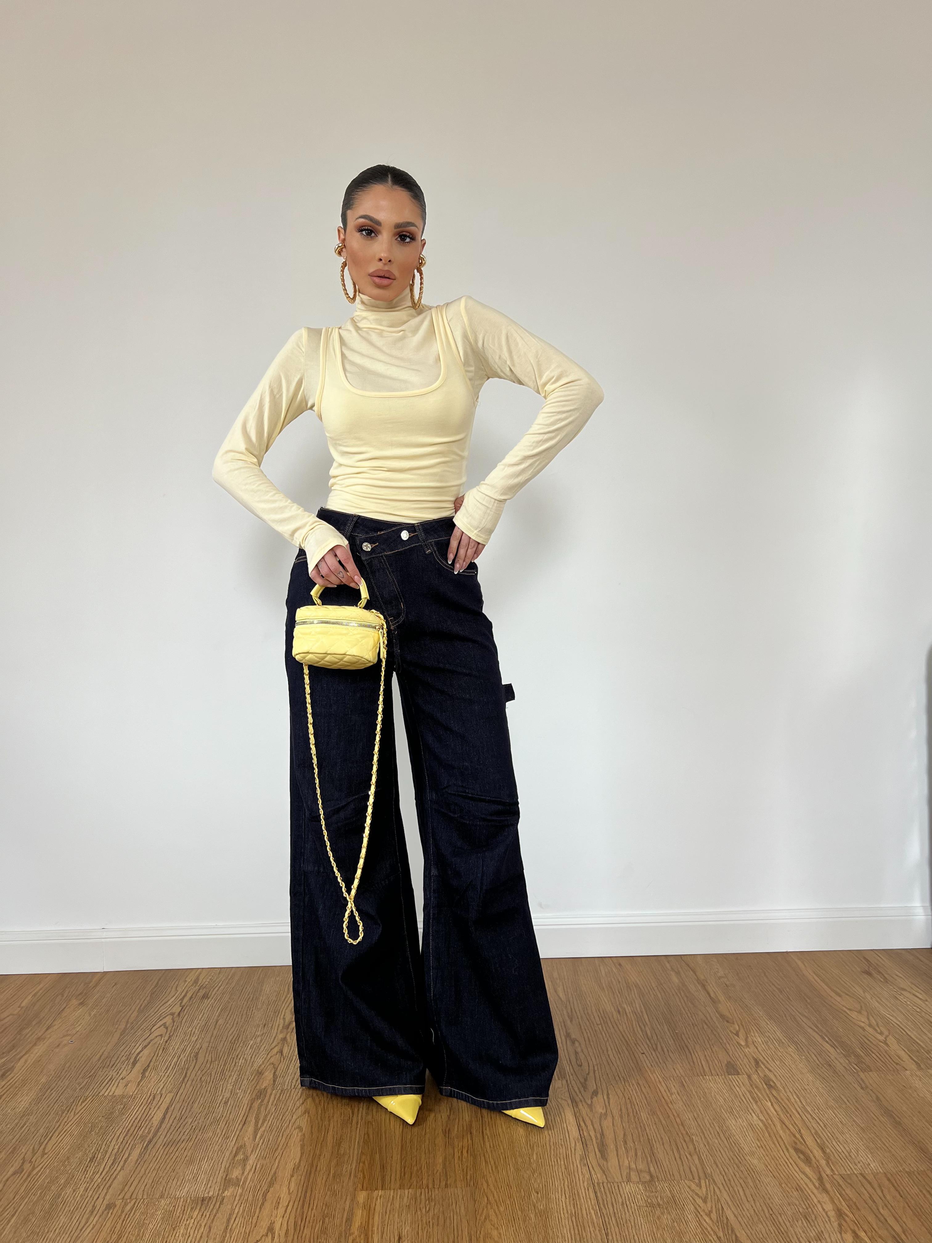 Maglia Twin Blend Gialla