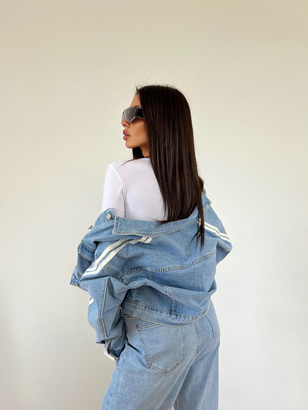 Giacchetto Jeans Adida Girl