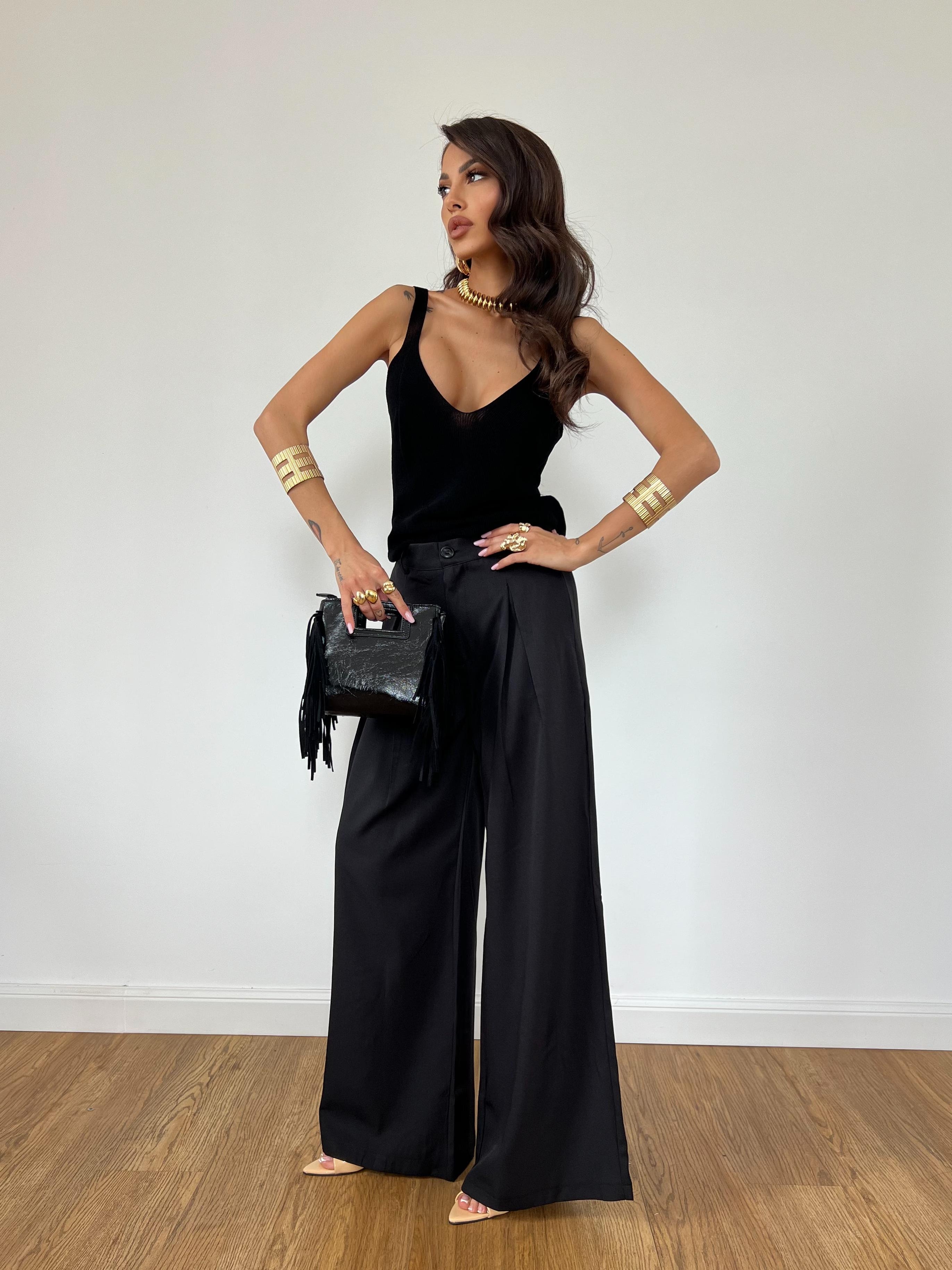 Pantalone Bologna Nero