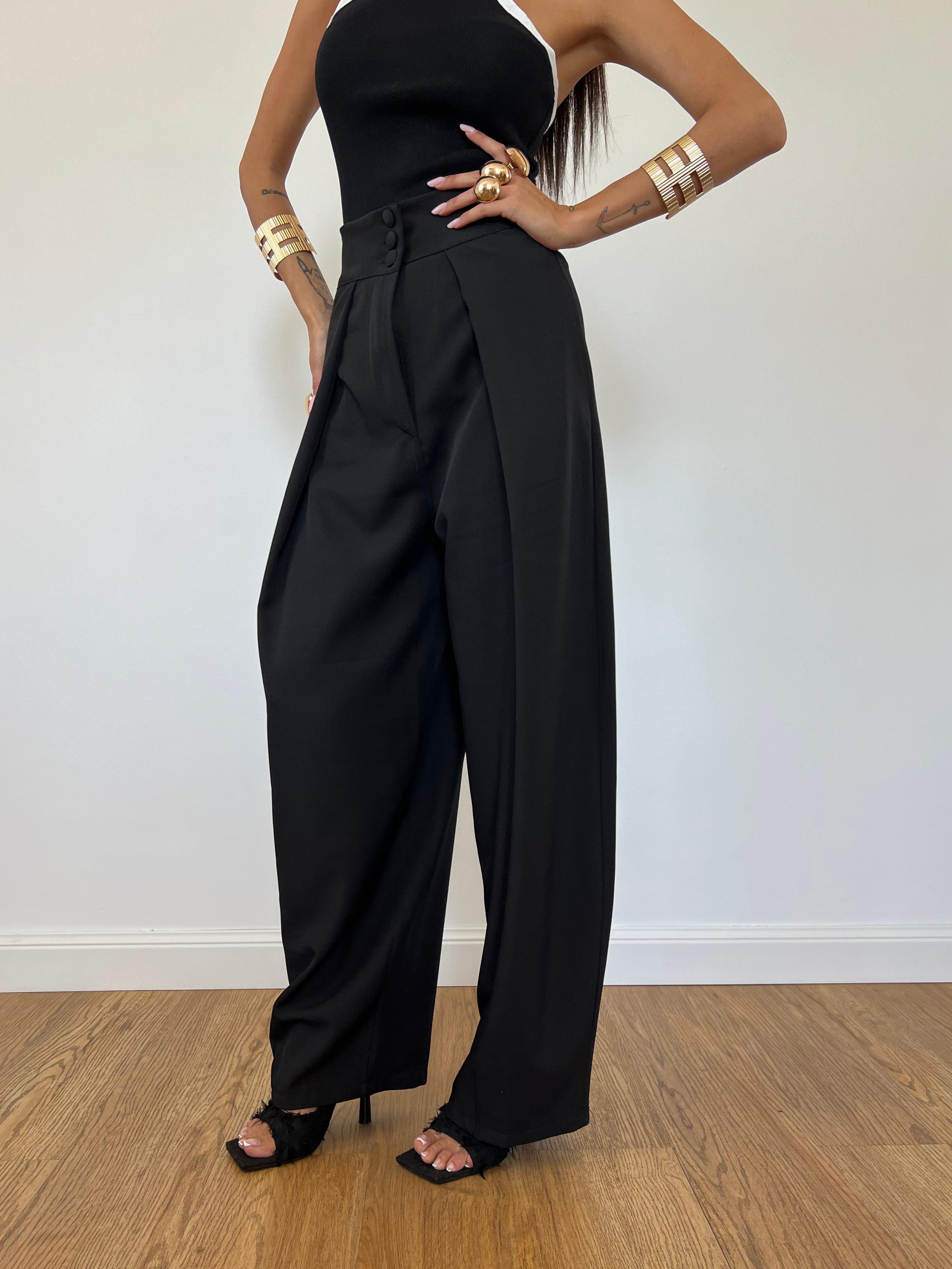 Pantalone Amanda Nero