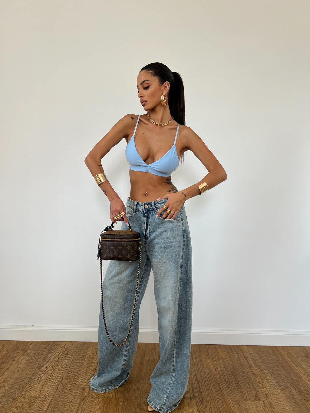 Top Bralette Azzurro