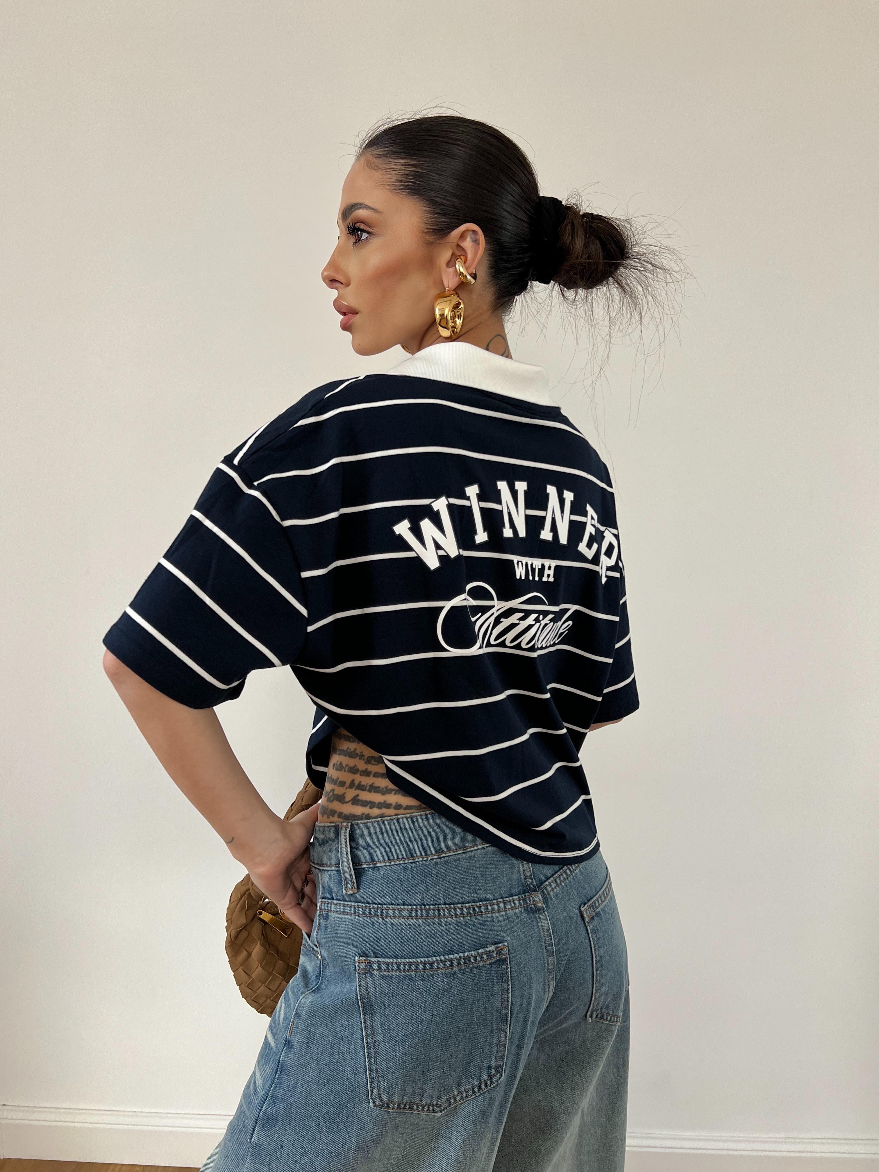 Maglia Love Bear Blu Notte